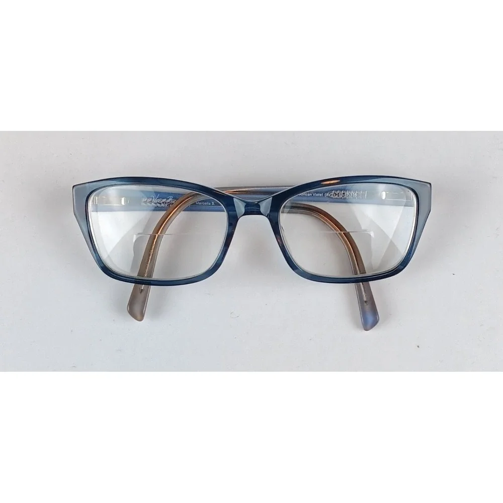 Vera Bradley Marcella S African‎ Violet Eyeglass Frames Floral Temples 51-17-135